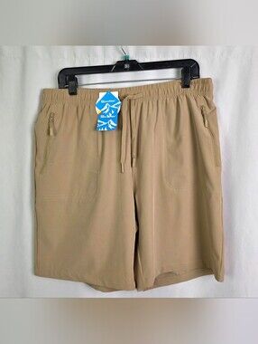 MAGCOMSEN Women's Khaki Hiking Shorts 7" Size XL NWT